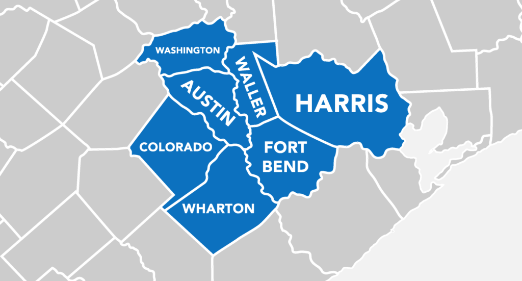 Service Area Sealy Concrete Inc.